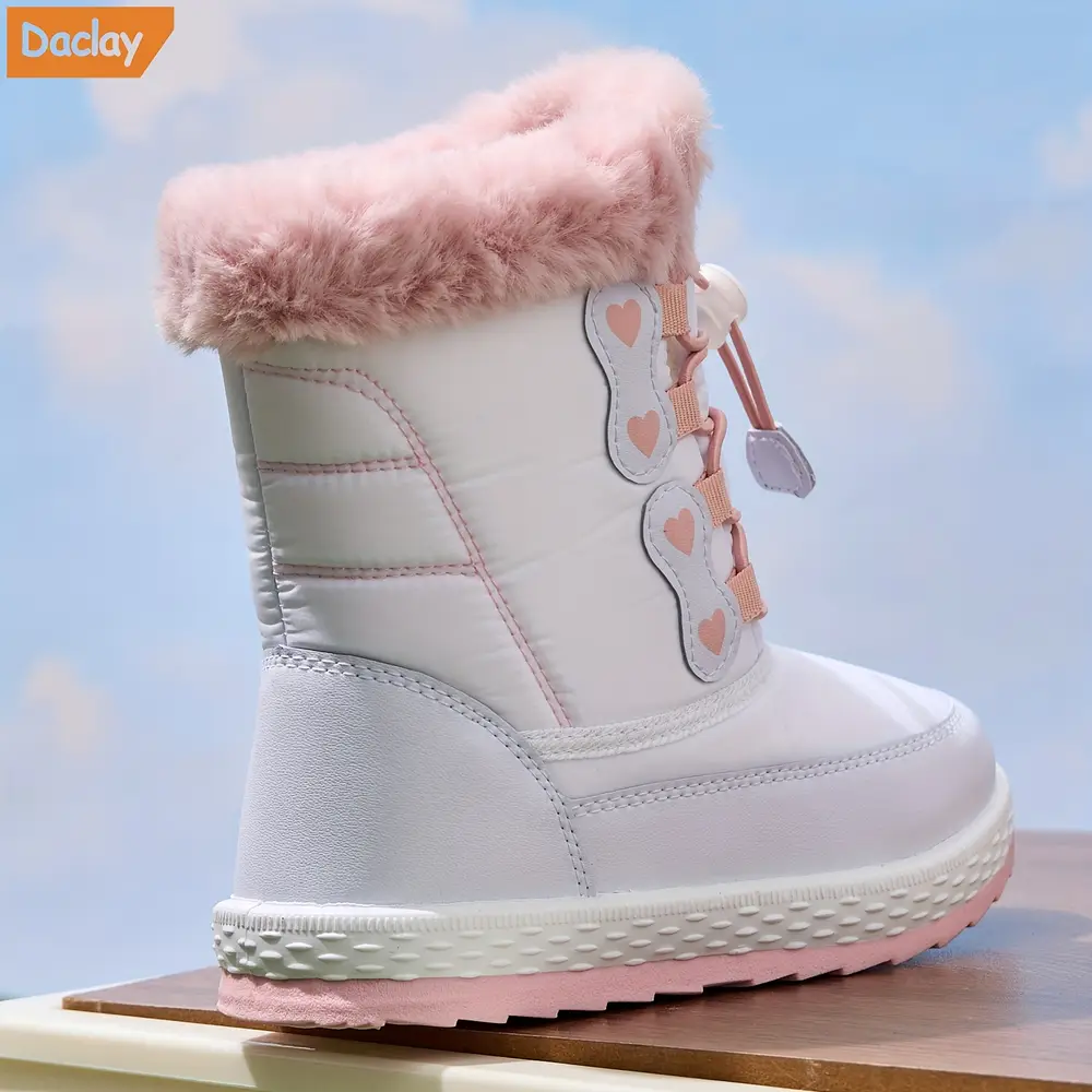 Bottes de neige montantes enfant imperméables – intérieur chaud et antidérapantes – Image 7