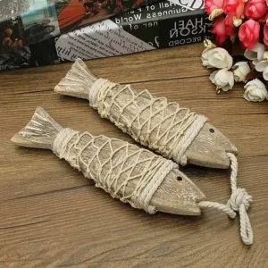 Décoration murale extérieure en bois flotté – Ambiance bord de mer naturelle et authentique pour votre terrasse