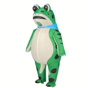 Costume gonflable grenouille adulte – déguisement amusant pour fête ou carnaval