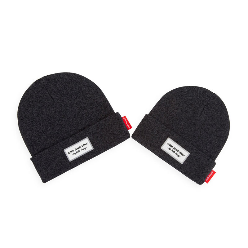 Bonnet adulte Urban Black «Cool Dads Only» noir chiné, Hello Hossy – Image 2