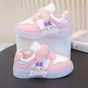 Sneakers LED fille à motif Hello Kitty – baskets lumineuses rechargeables