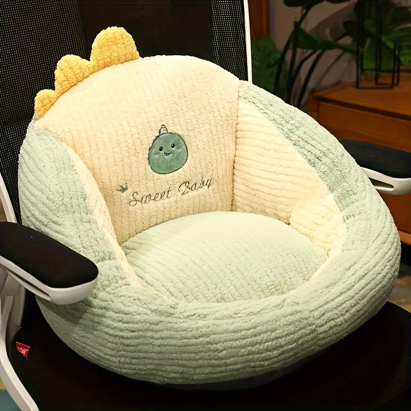 Coussin ergonomique en velours doux pour chaise de bureau ou siège d’étude – Image 5