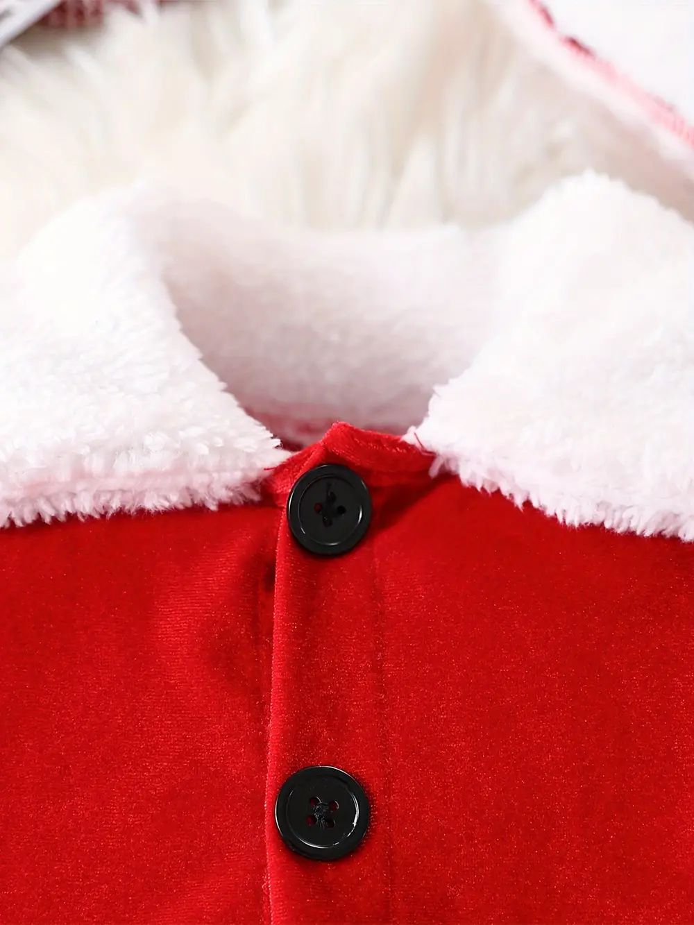 Déguisement Père Noël 3 pièces – costume complet bonnet veste ceinture – Image 9