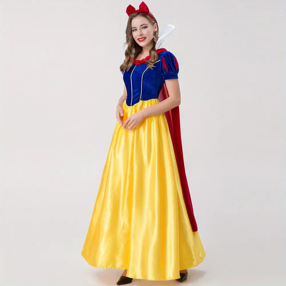 Déguisement Blanche Neige adulte femme – costume princesse cosplay Halloween – Image 2