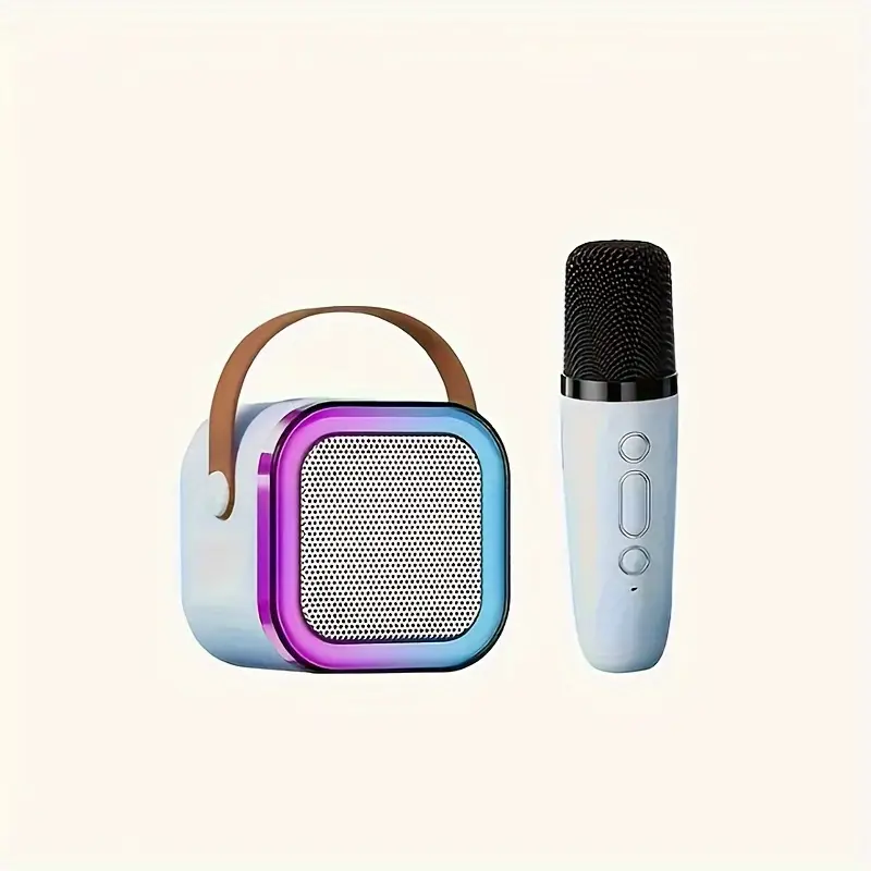 Mini haut-parleur Bluetooth avec changement de voix et lumière LED intégrée – Image 6