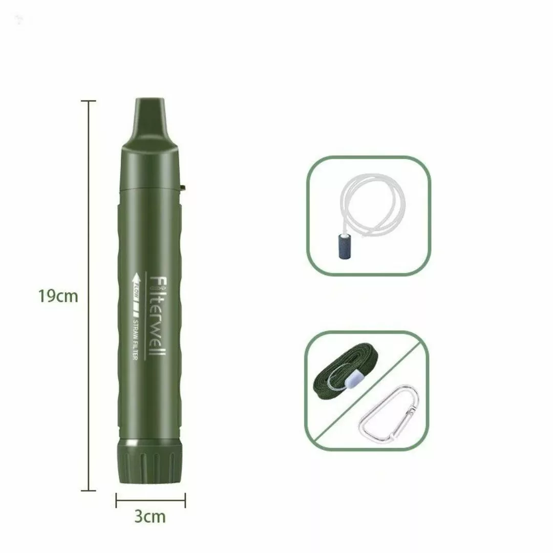 Filtre eau compact pour gourde randonnée – Boire partout en sécurité – Léger, durable et ultra pratique – Image 4