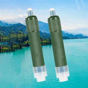 Filtre eau compact pour gourde randonnée – Boire partout en sécurité – Léger, durable et ultra pratique