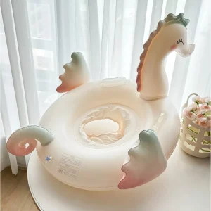 Flotteur gonflable hippocampe – Ludique et confortable pour enfants – Idéal piscine et plage