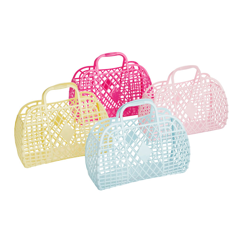 Petit Panier Rétro SunJellies, Nouveau Modèle, Rose – Image 2