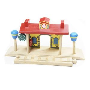 Gare pour Train en Bois