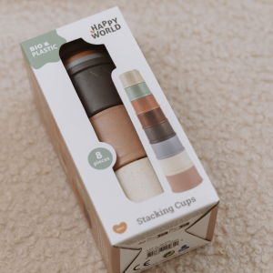 Gobelets empilables en bioplastique