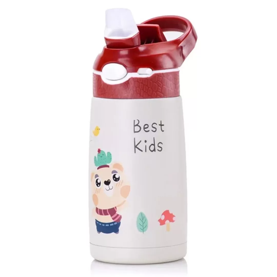 Gourde isotherme enfant – Boisson fraîche ou chaude toute la journée – Idéale école, sport, sortie – Image 9