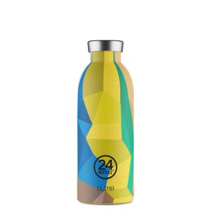 Gourde isotherme 500ml Vertigo jaune, 24 Bottles