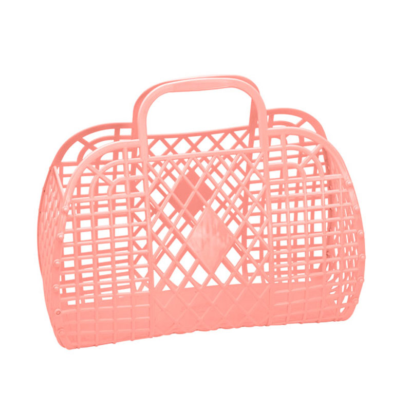 Grand Panier Rétro Sun Jellies, Nouveau Modèle, Pêche