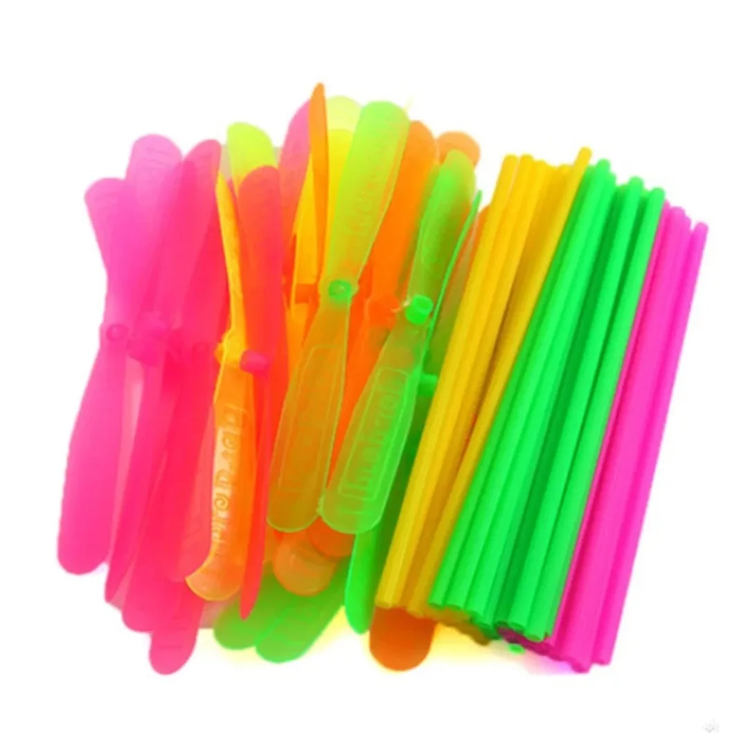 Hélice libellule en plastique – Jouet ludique et coloré pour enfants – Stimule l’imagination et l’activité en plein air – Image 7