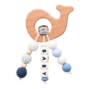 Hochet en Bois Baleine