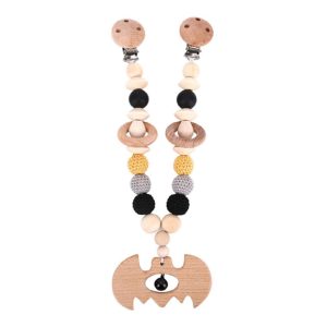 Hochet en Bois Chauve-Souris