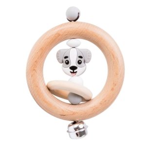 Hochet en Bois Chien