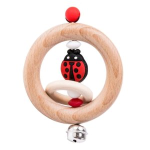 Hochet en Bois Coccinelle