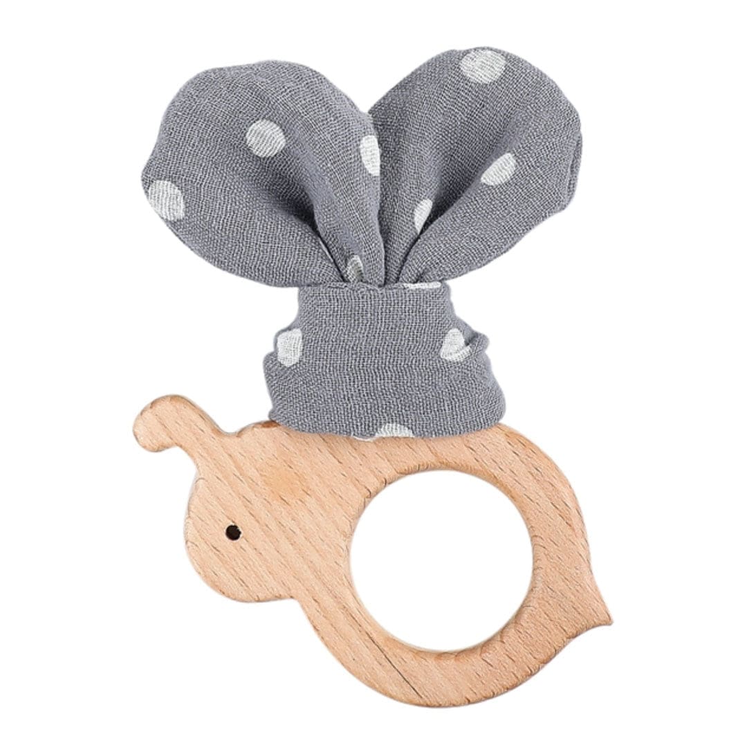 Hochet en Bois et Tissu