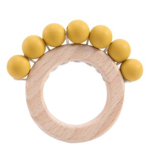 Hochet en Bois Éveil