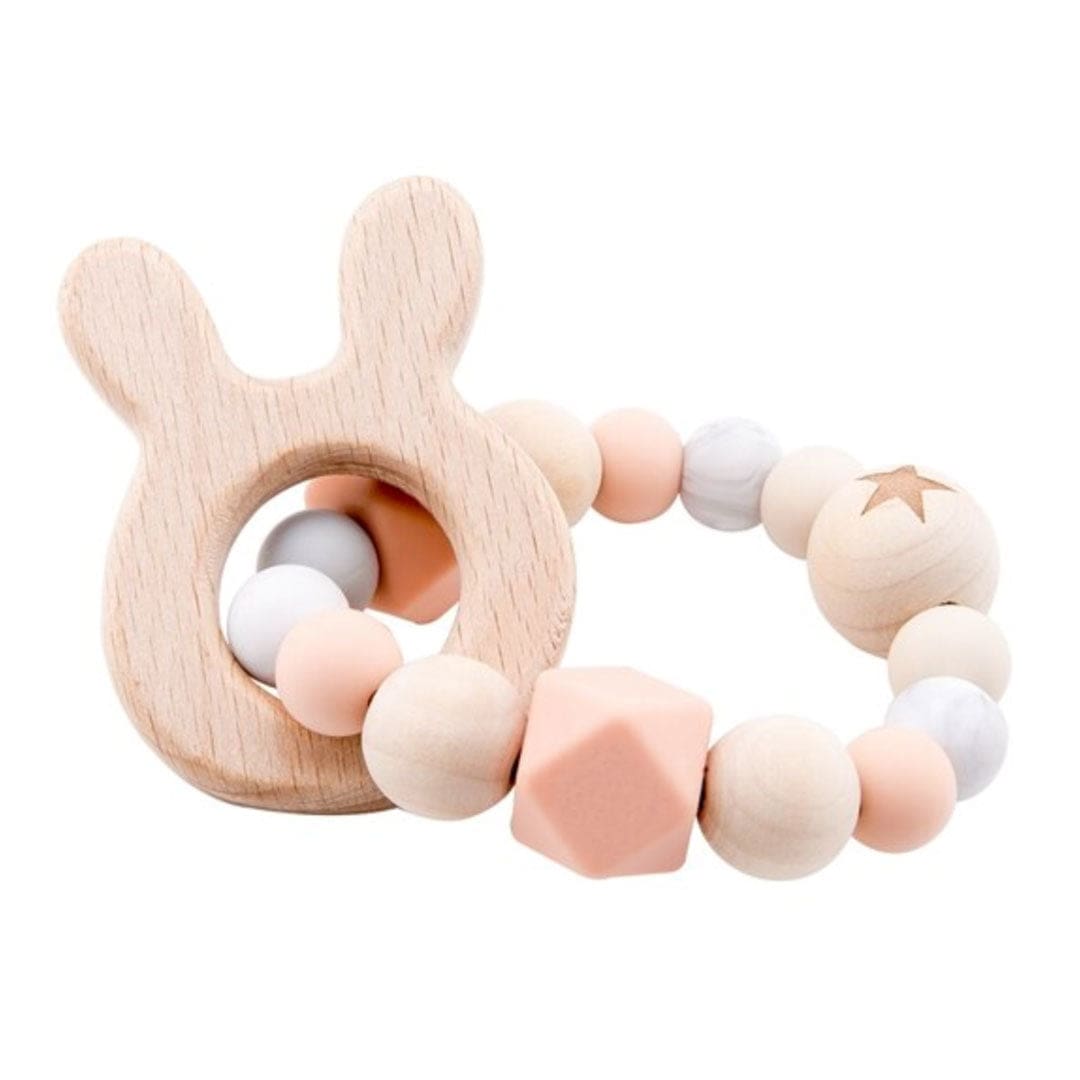 Hochet en Bois Fille