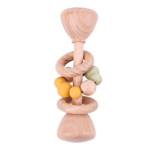 Hochet en Bois Perles