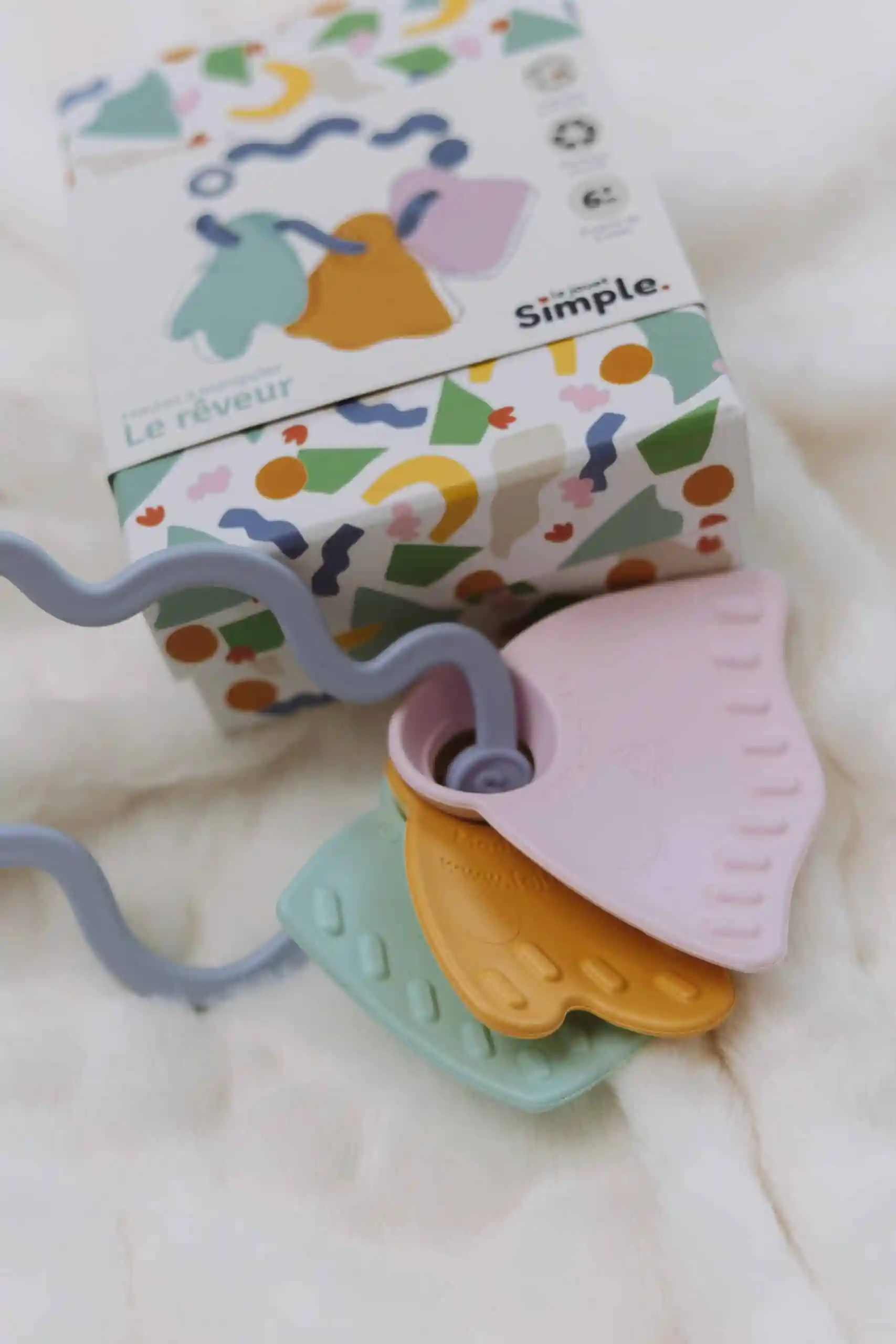 Hochet bébé en plastique recyclé – Image 3