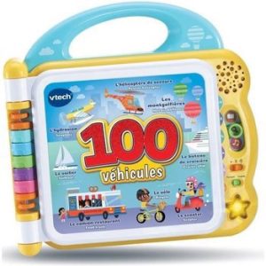 Livre interactif – mon imagier des moyens de transport bilingue – VTECH
