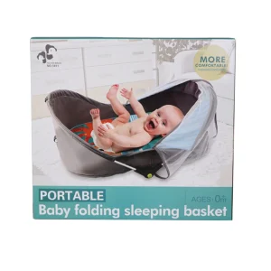 PANIER DE COUCHAGE PLIANT POUR BÉBÉ PORTABLE ROSE