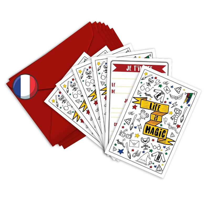 Invitations et enveloppes Life Is Magic, Ticky Tacky – Image 3