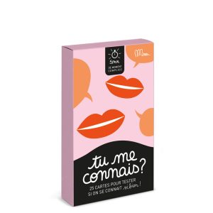 Jeu de 25 cartes « Tu Me Connais? » Minus
