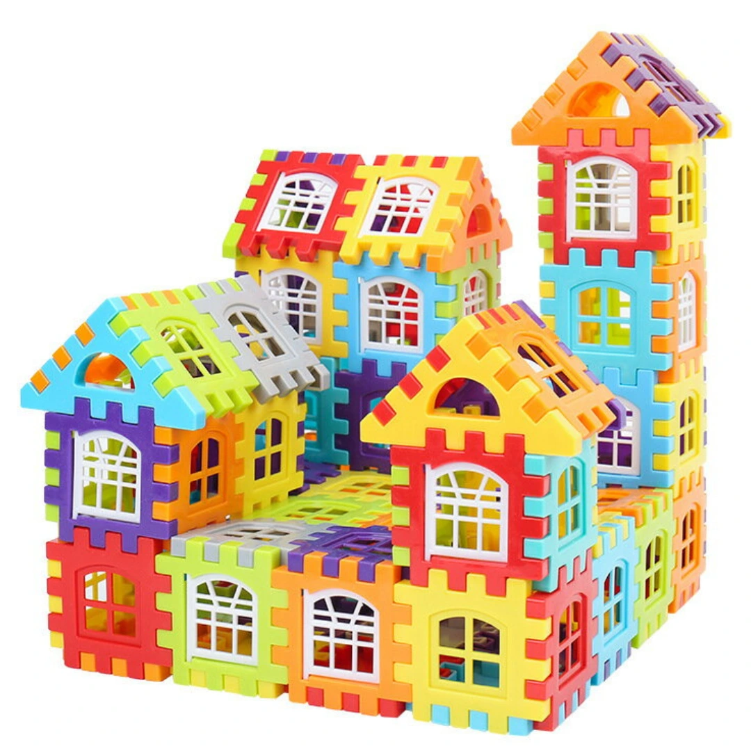 Jeu Enfant de Blocs de Construction Montessori Éducatif 2 ans, 3 ans et 4 ans