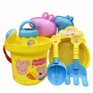 Jouets de plage Peppa pig – Set coloré 8 pièces pour jeux d&rsquo;été amusants à la mer ou au bac à sable