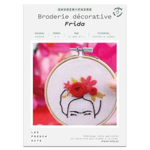Kit broderie décorative Frida, French Kits