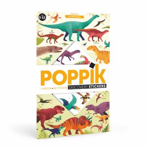 Kit «Discovery Stickers» Dinosaures, Poppik