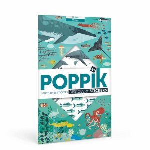 Kit «Discovery Stickers» Océans, Poppik