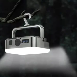 Lampe suspendue rechargeable pour camping – Éclairage LED puissant et nomade pour vos aventures en plein air