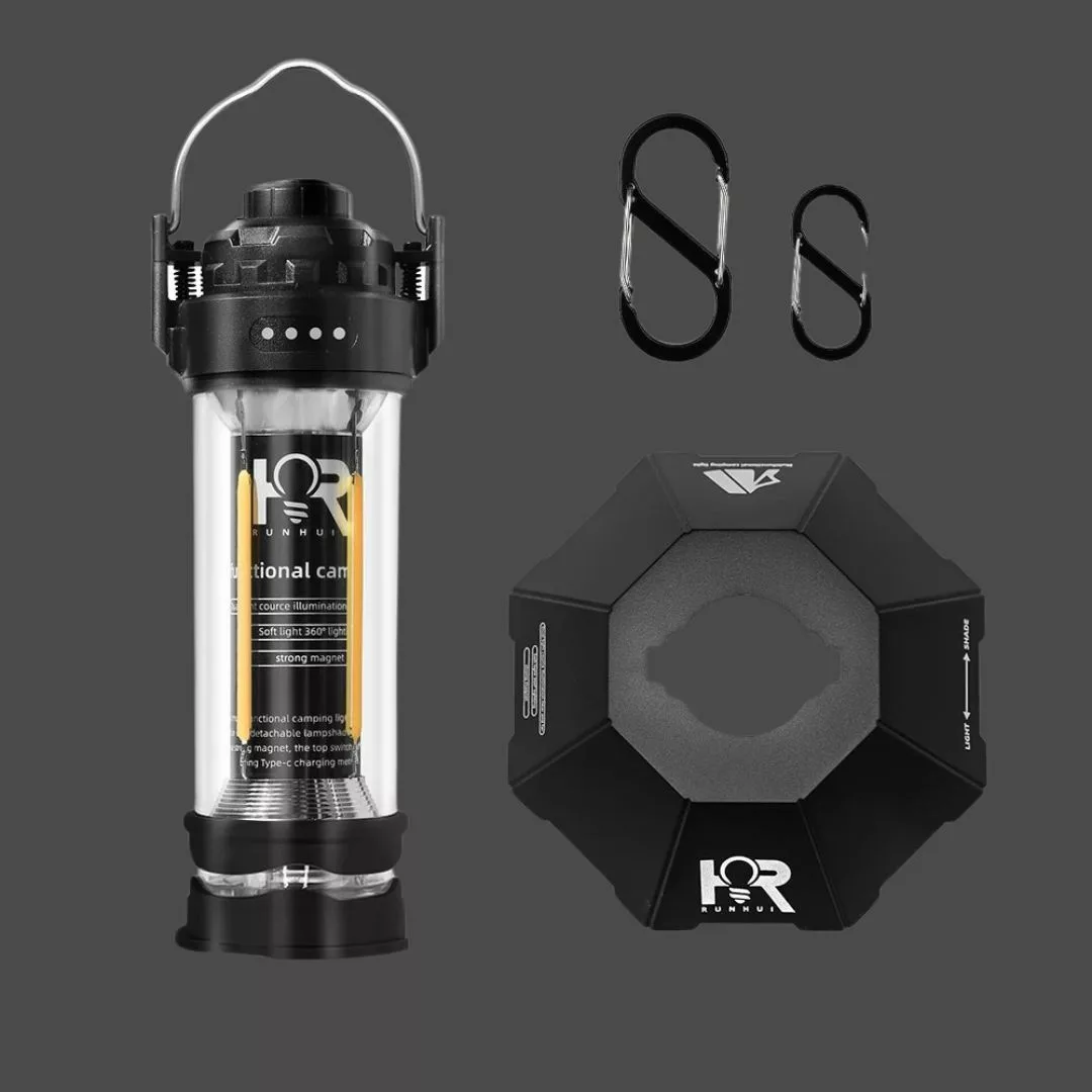 Lanterne portable de camping – lumière LED ultra puissante pour vos nuits en plein air – rechargeable et étanche – Image 8