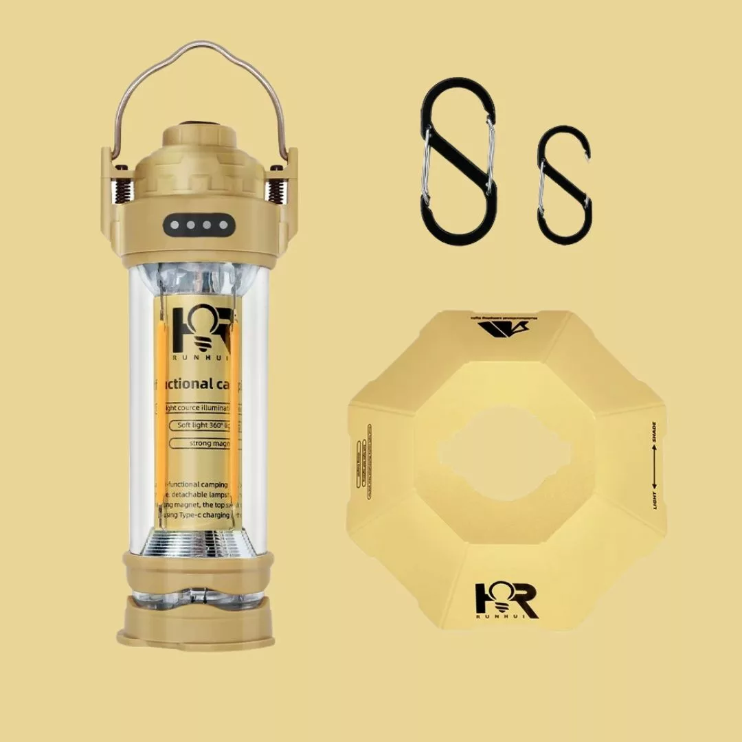 Lanterne portable de camping – lumière LED ultra puissante pour vos nuits en plein air – rechargeable et étanche – Image 7