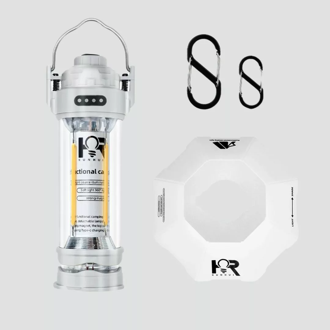 Lanterne portable de camping – lumière LED ultra puissante pour vos nuits en plein air – rechargeable et étanche – Image 9