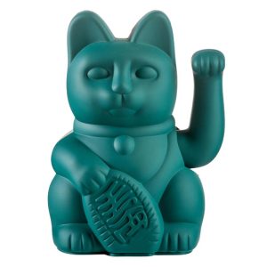 Chat Porte-bonheur, vert, Famille