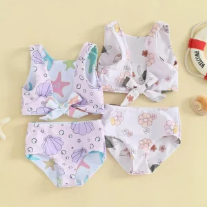 Maillot de bain 2 pièces noué – Look tendance été, maintien parfait, mettez en valeur votre silhouette