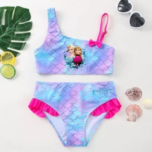 Maillot de bain 2 pièces reine des neiges