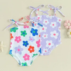 Maillot de bain à imprimé floral – Élégance estivale et silhouette sublimée pour un look vacances irrésistible