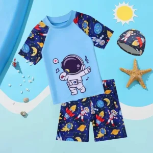 Maillot de bain astraunote 3 pièces – Tenue galbante et tendance pour silhouette affinée cet été