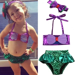 Maillot de bain sirene bikini – Style féérique et sexy pour un été magique à la plage – Conçu pour sublimer vos courbes