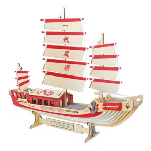 Maquette en Bois Bateau Chinois