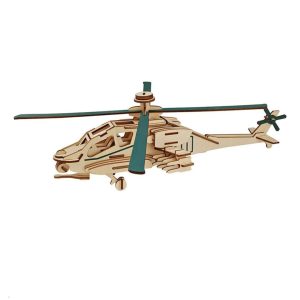Maquette en Bois Hélicoptère