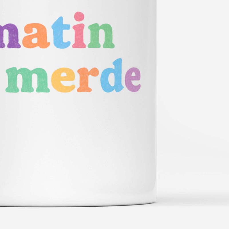 Mug céramique Matin de Merde, Thomas Gravereau – Image 3